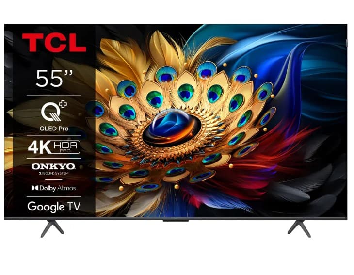 QLED Smart TV TCL, 55" / 139 cm, 4K